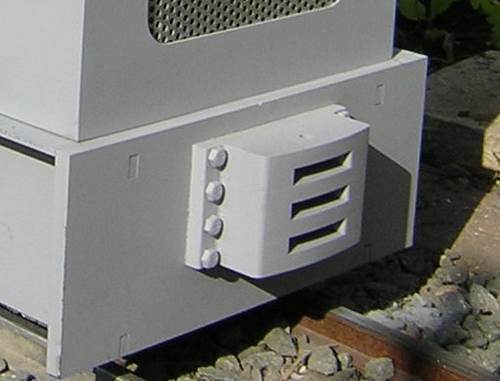 Coupling on the front of a Jasper
